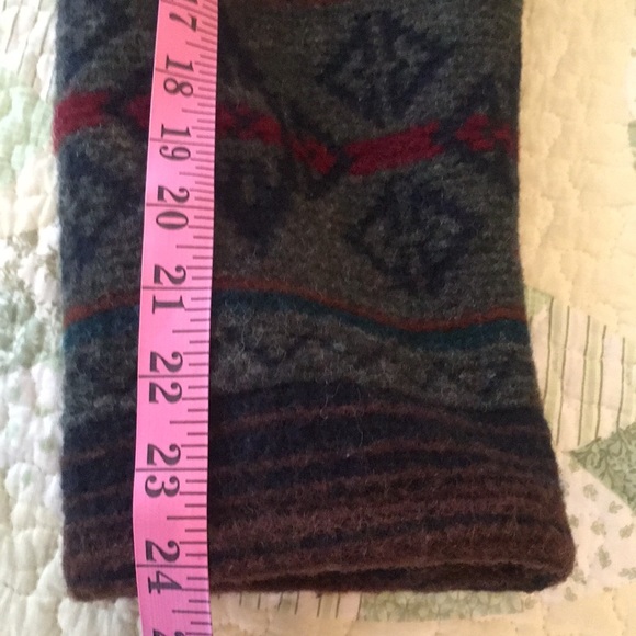 WOOLRICH XL Navaho Aztec Blanket Coat Snap Closure Down Front Double pockets - Picture 8 of 16